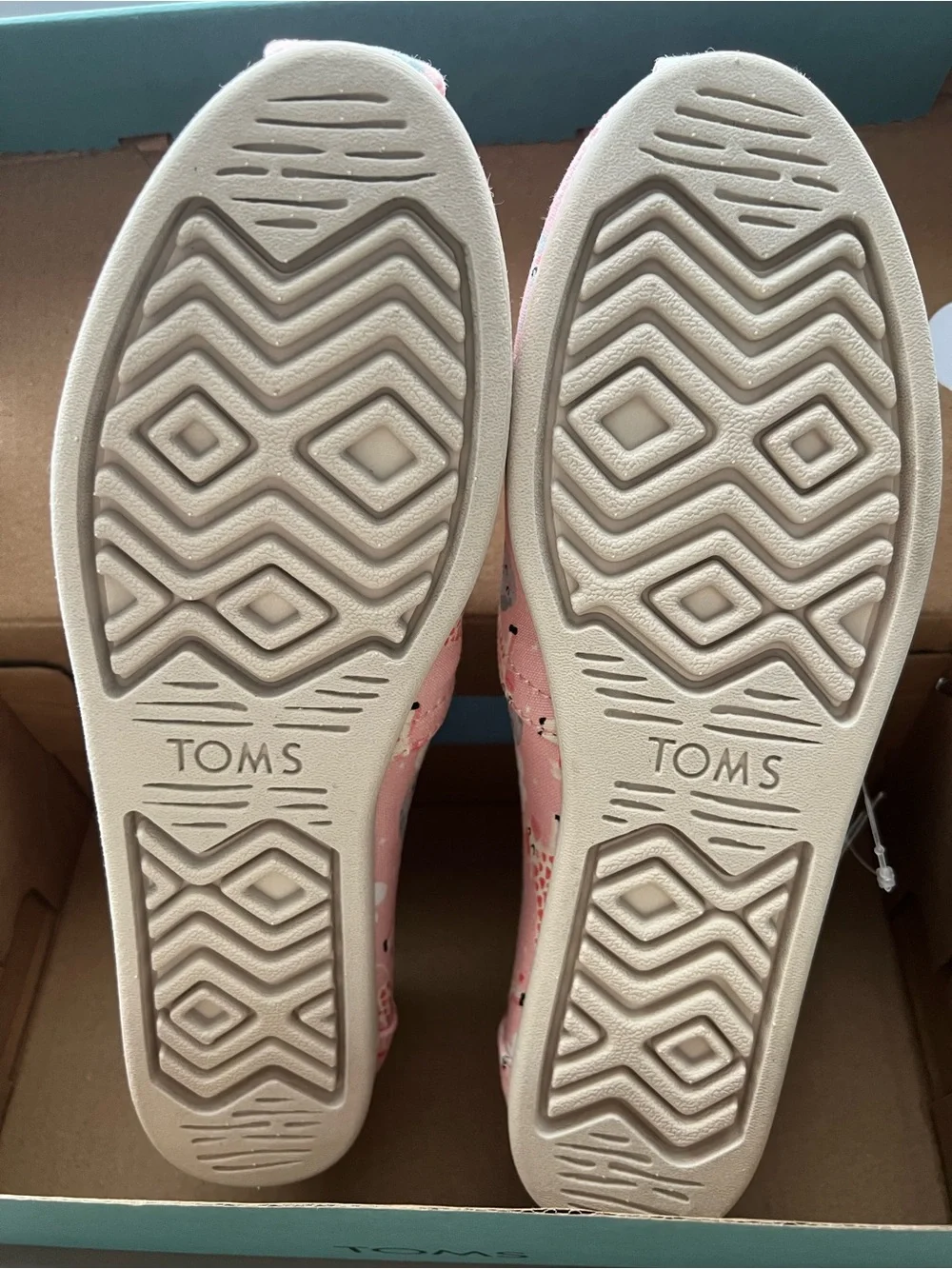 TOMS Alpargata Blossom Over the Moon Print Ortholite Slip on Sneakers sz 6 NIB